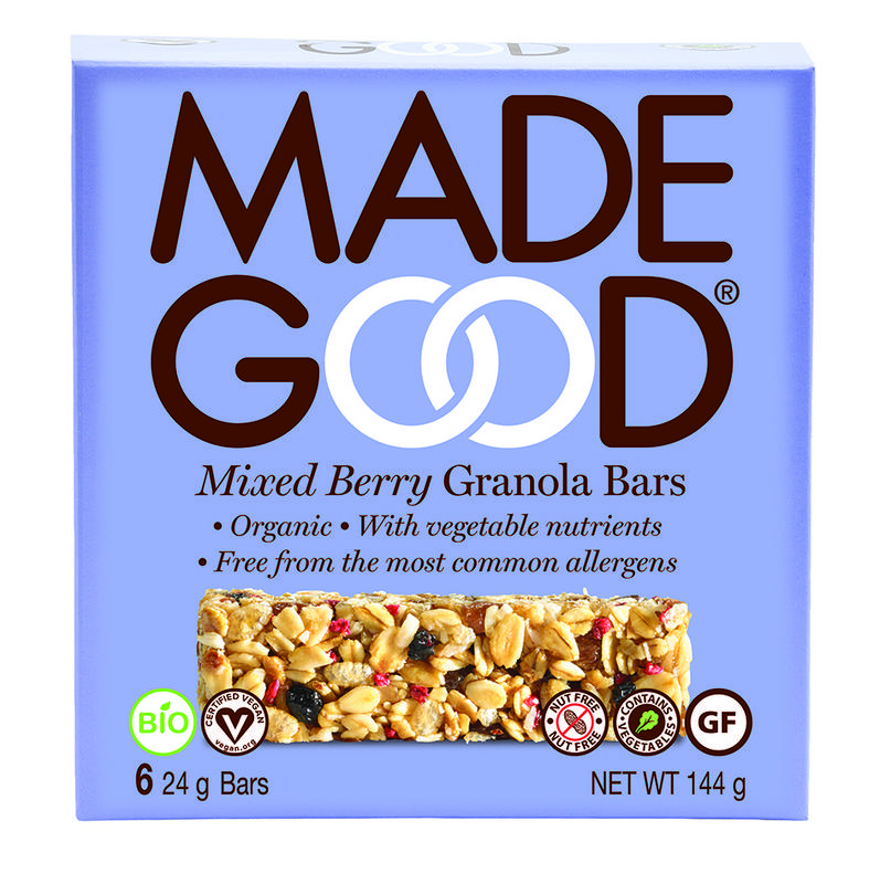 Made Good Granola bar mixed berries 24 gram bio