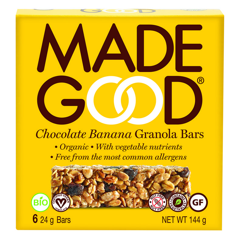 Made Good Granola bar chocolate banana 24 gram bio