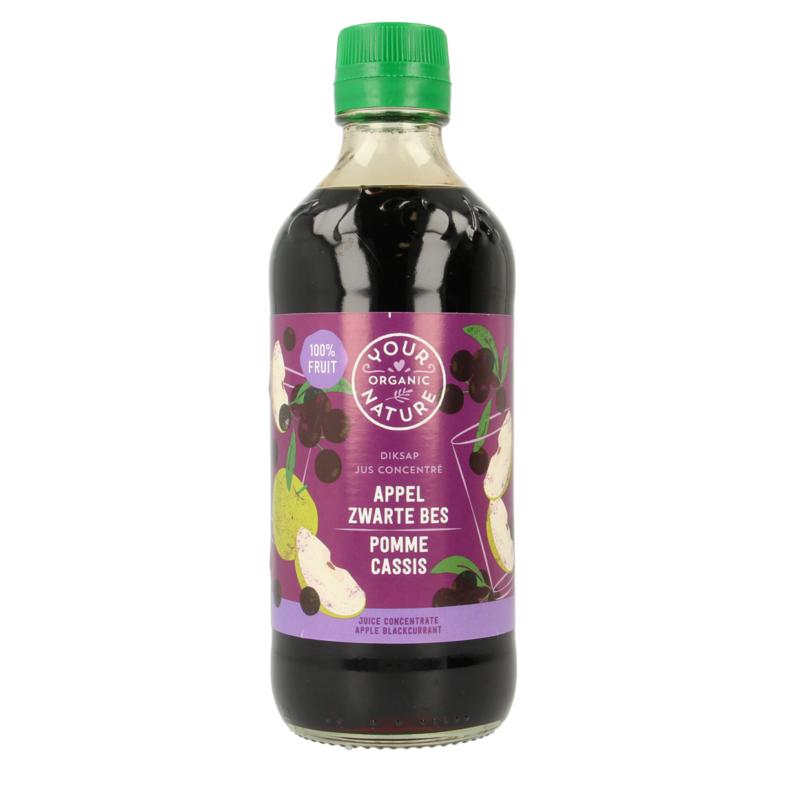 Your Organic Nature Diksap  Appel Zwarte Bes bio 400ml