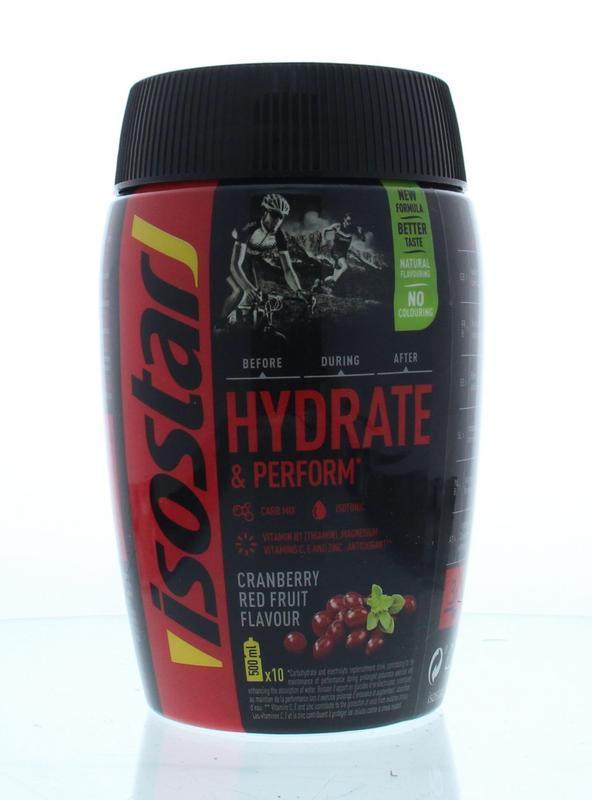 Isostar Hydrate & perform cranberry red fruit
