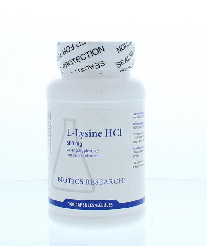Biotics L-Lysine 500 mg