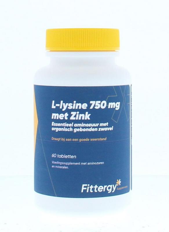 L-Lysine 750 mg met zink