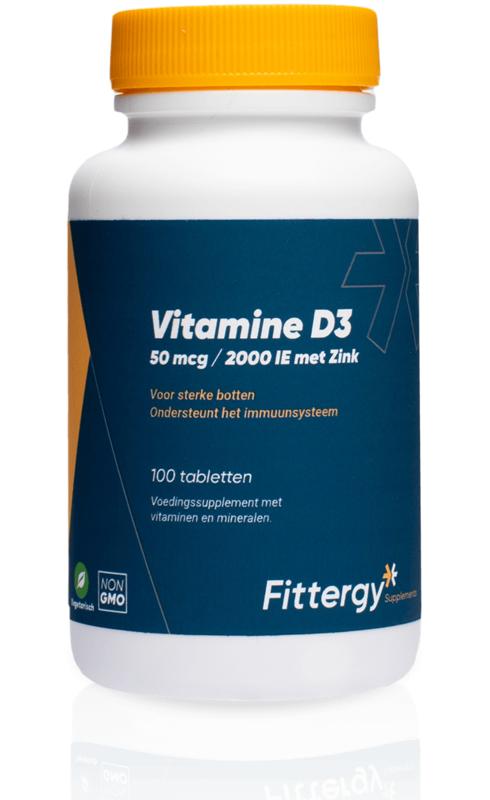 Vitamine D3 50 mcg met zink