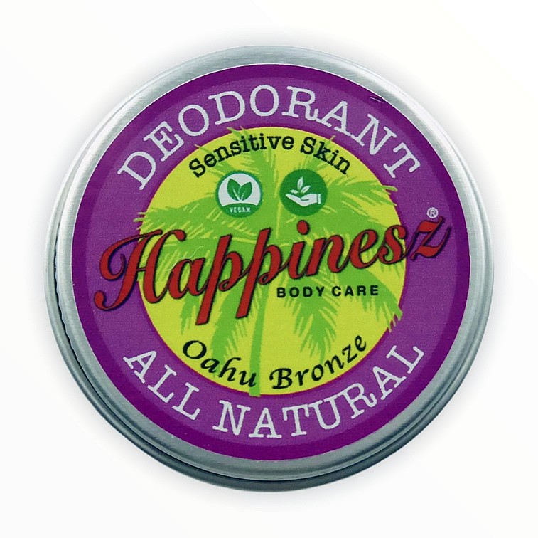 HAPPINESZ Oahu Bronze Vegan Deodorant All Natural 30 gram