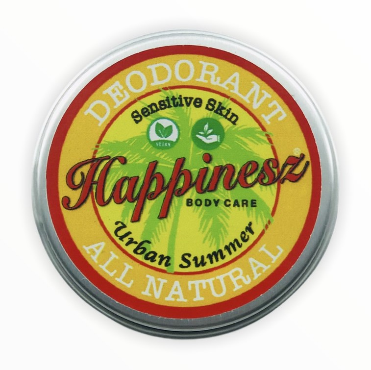 HAPPINESZ Urban Summer Vegan Deodorant All Natural 30 gram