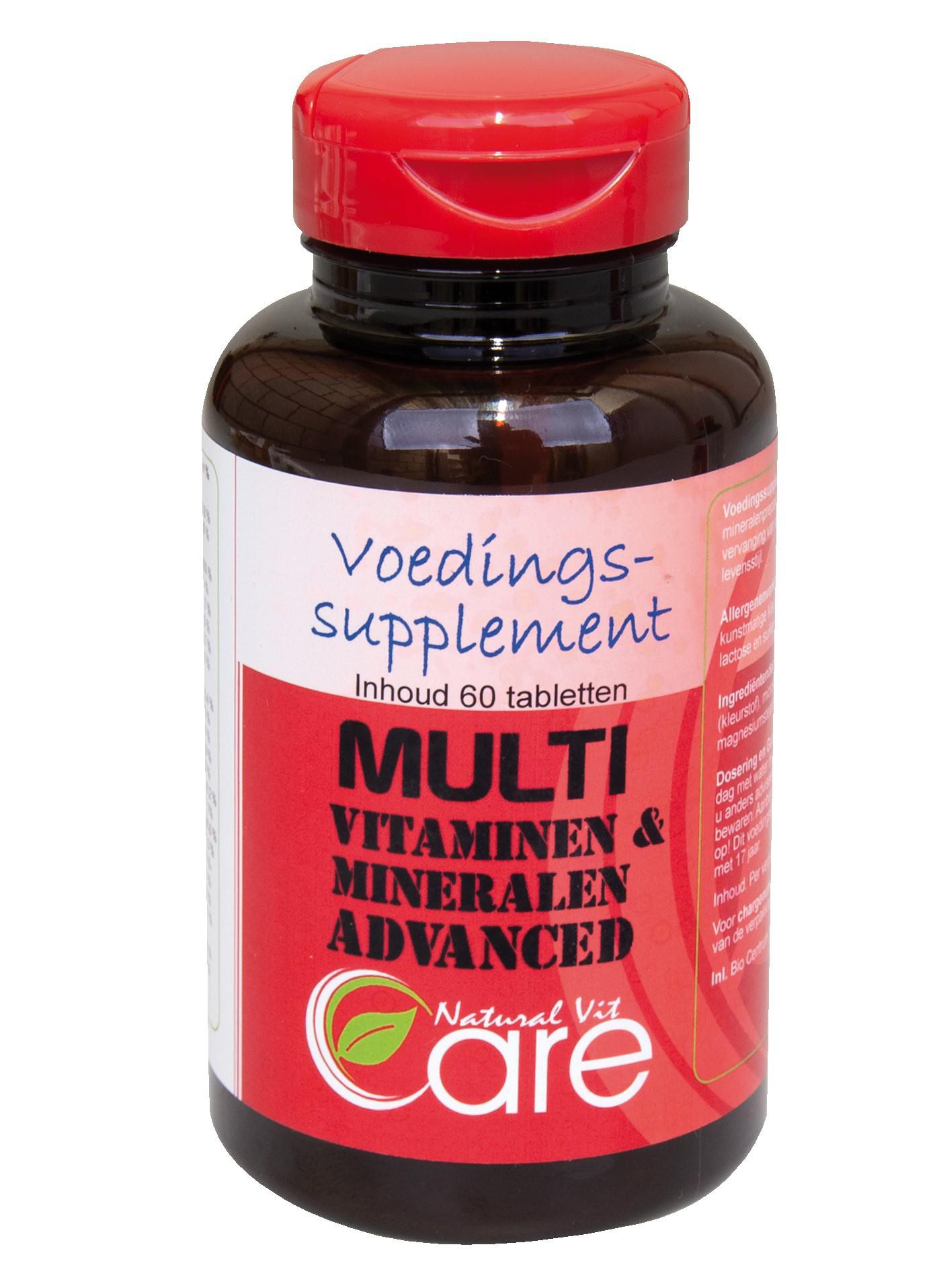 Care Natural Vit Multi Vitaminen Mineralen Advanced