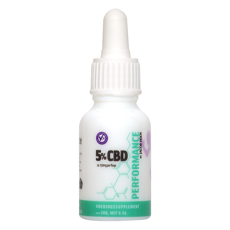 Jacob Hooy Performance CBD 5% Olie 15 ml