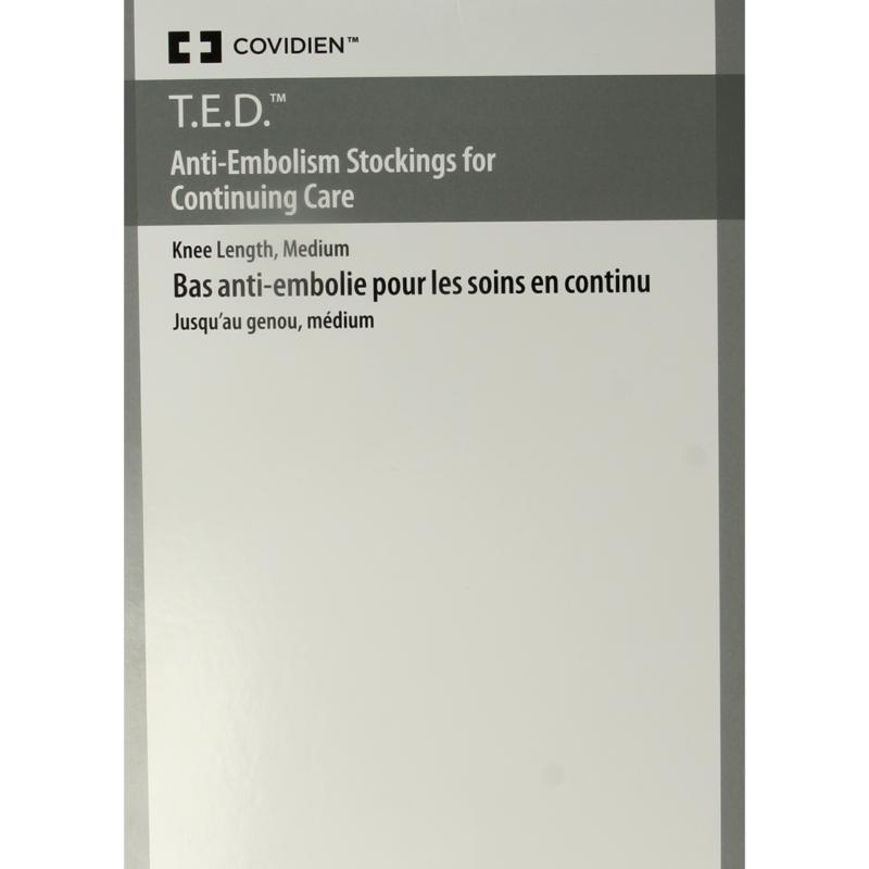 Covidien Ted continuing care knie beige maat M regular