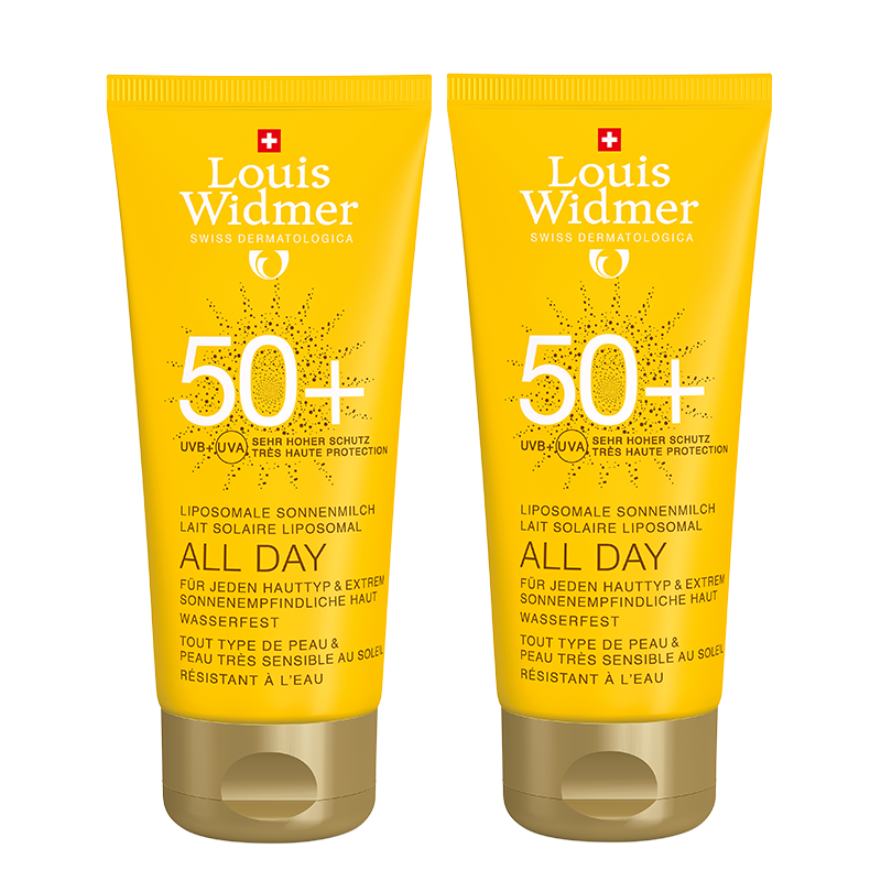 Louis Widmer All Day SPF 50+ Duo licht geparfumeerd 2x 100 ml