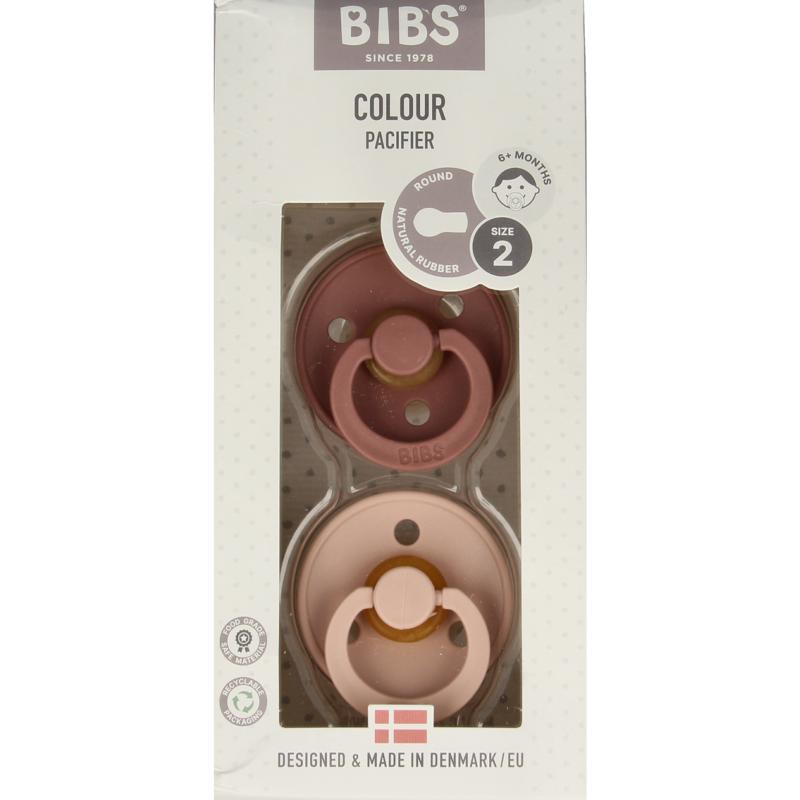 Bibs Fopspeen woodchuch/blush maat 2