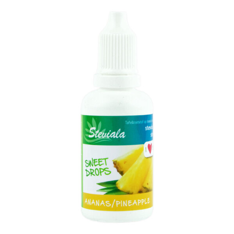 Steviala Stevia Druppels Ananas 30 ml GezondheidsWinkel