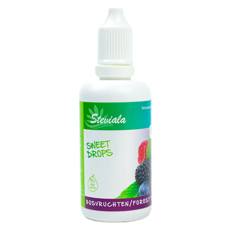Steviala Stevia Druppels Bosvruchten 50 ml GezondheidsWinkel