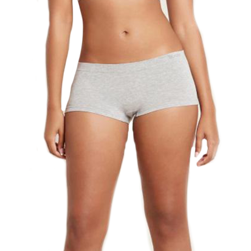 BOODY Bamboe Boyleg damesslips - light grey / L