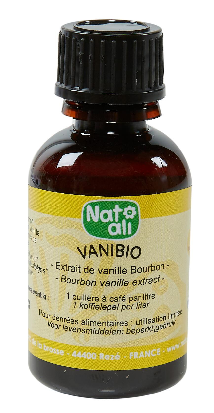 Nat Ali Bourbon Vanille Extract VaniBio 30 ml