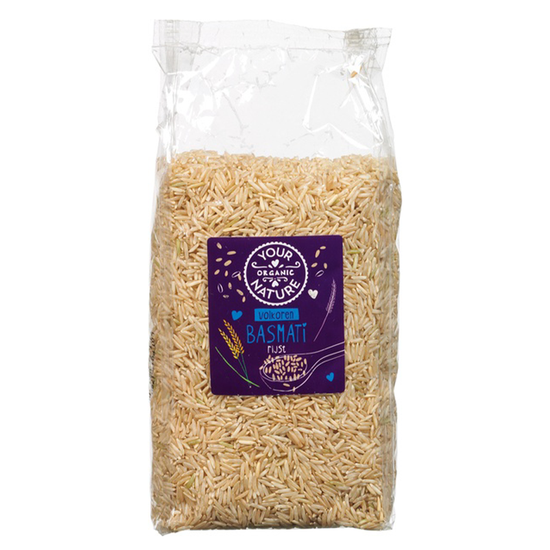 Your Organic Nature Volkoren basmatirijst bio 800 gram