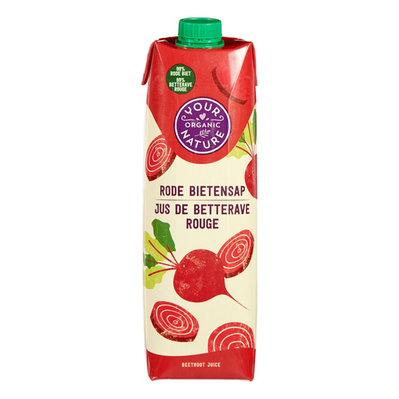 Your Organic Nature Rode bietensap 1000 ml