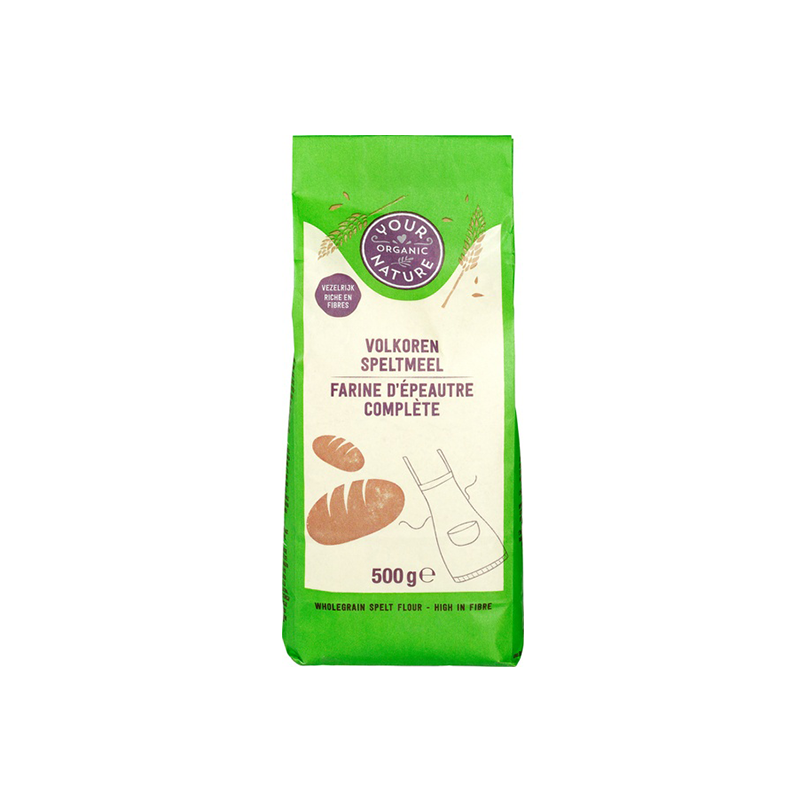 Your Organic Nature Volkoren speltmeel 500 gram