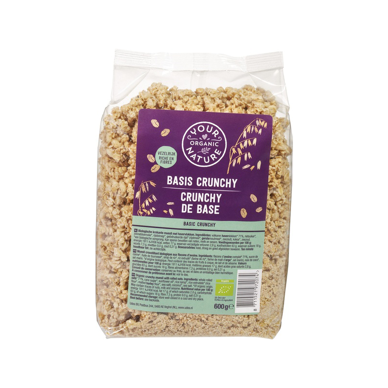Your Organic Nature Basis crunchy bio 600 gram