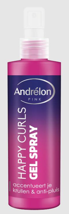 Andrelon Pink gelspray shape your curls