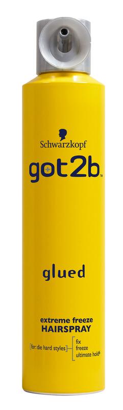 Glued extreme freeze haarspray