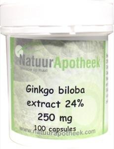 Ginkgo biloba 24% 250 mg