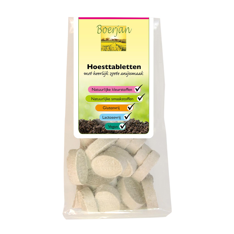 Boerjan Hoesttabletten 150 gram
