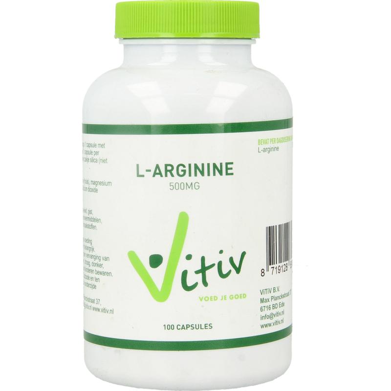 Vitiv l arginine 500 mg