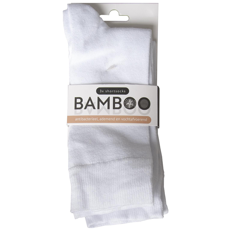 Bamboo Airco sokken wit maat 39-42 3 paar