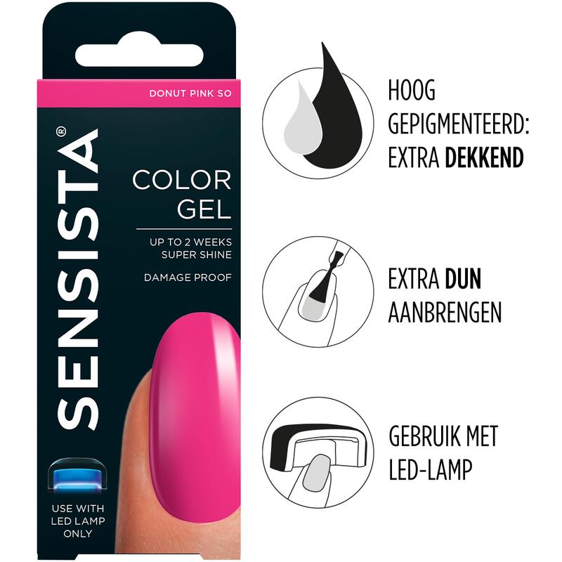 Sensista Sensista color gel donut pink