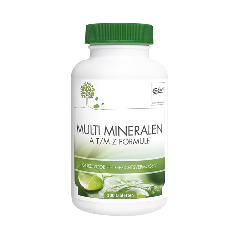 G&W Multi mineralen a t/m z 100 tabletten