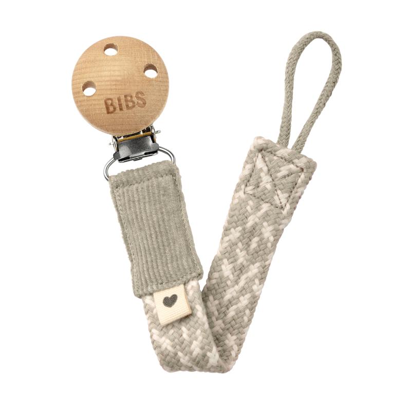 Bibs Bibs pacifier clip sand/ivory
