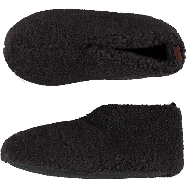 Apollo Slof dames teddy antraciet 37/38