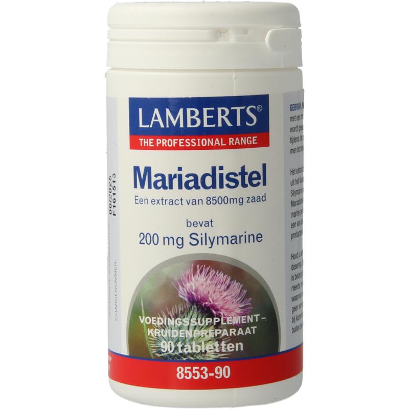 Lamberts mariadistel 200mg silym/l8553