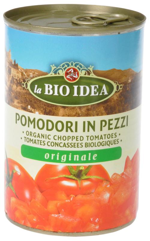 Tomatenstukjes in blik