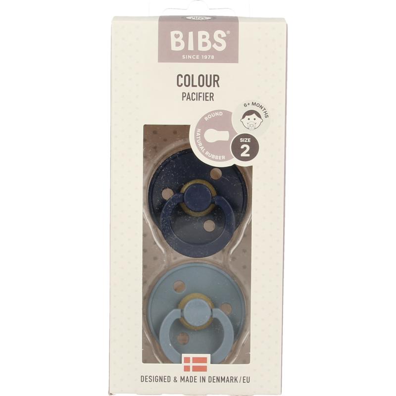 Bibs Fopspeen deep space/petrol maat 2