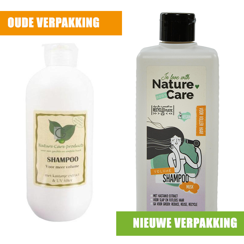 Nature Care Shampoo Volume Kastanje 500 ml