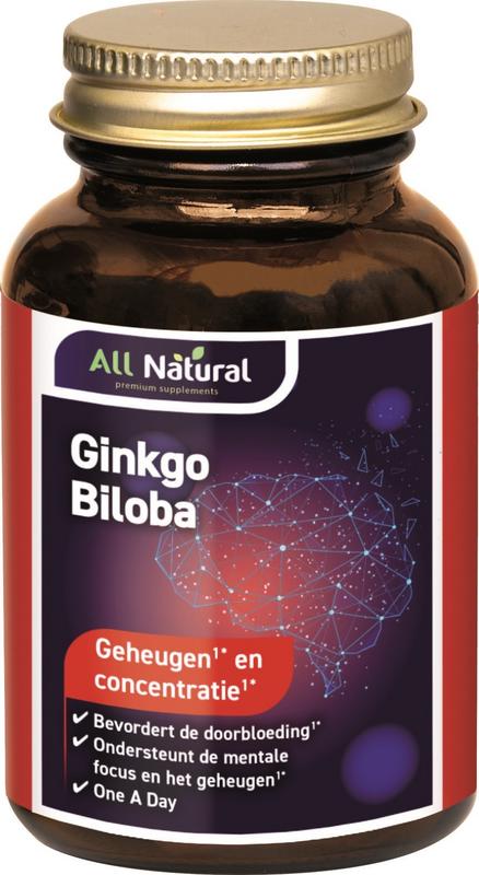 All Natural Ginkgo Biloba One A Day 60 capsules