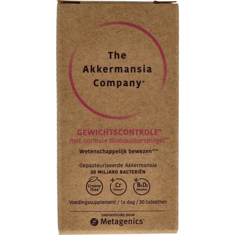 Akkermansia Gewichtscontrole 30 tabletten