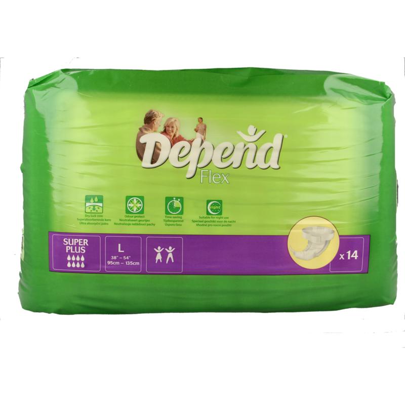Depend Flex super + L