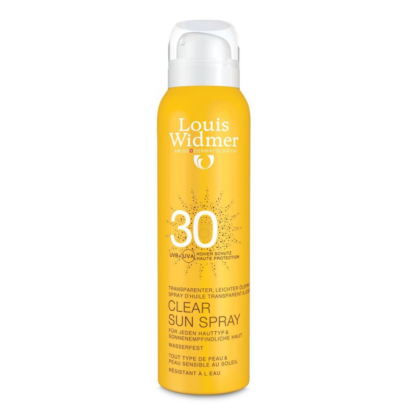Widmer Clear Sun Spray SPF 30  Ongeparfumeerd 125ml