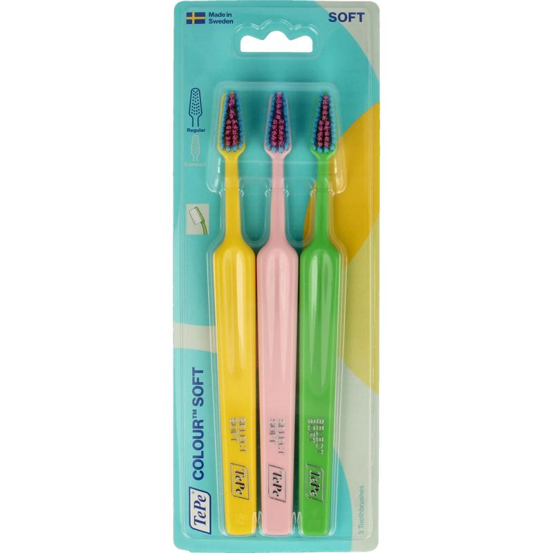 Tepe Tepe colour soft 3-pack