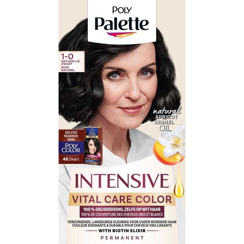 Palette Vital care color 1-0 natuurlijk zwart