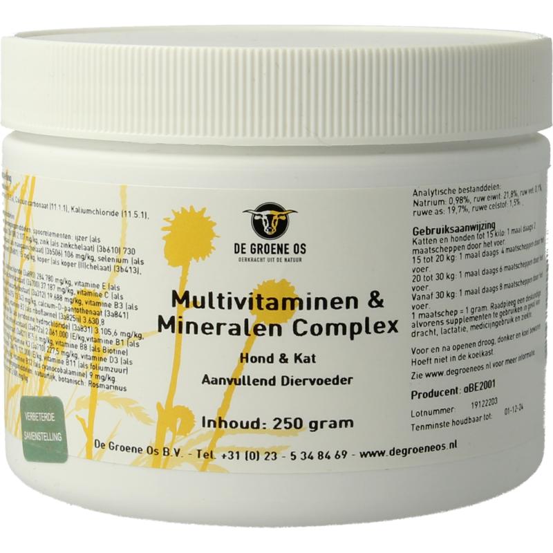 Groene Os multi vit&mineral compl ho/kat