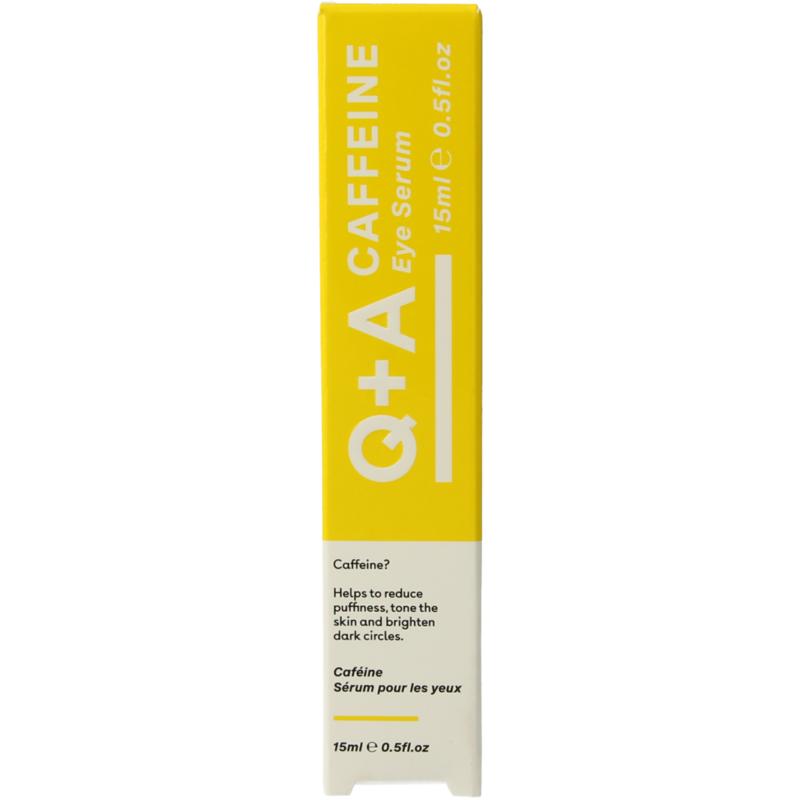Q+A Caffeine eye serum