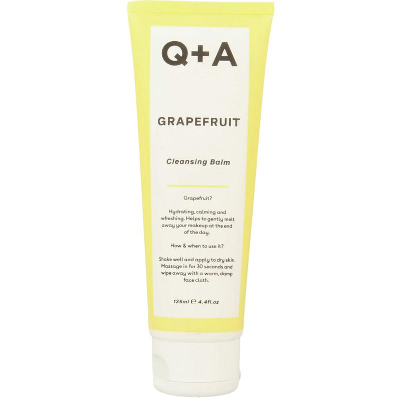 Q+A Grapefruit cleansing balm