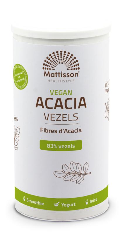 Mattisson vegan acacia vezels 83%