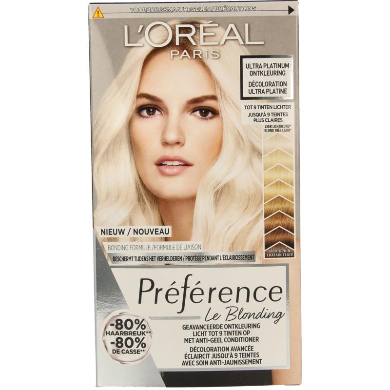 Preference bleach ultra platinum ontkleuring