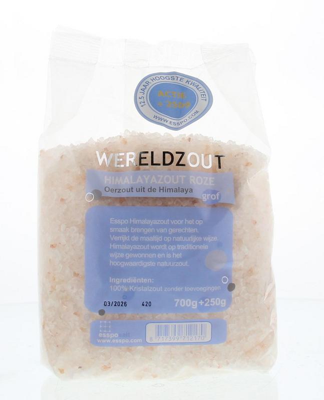 Himalayazout roze grof 700gr+250gr