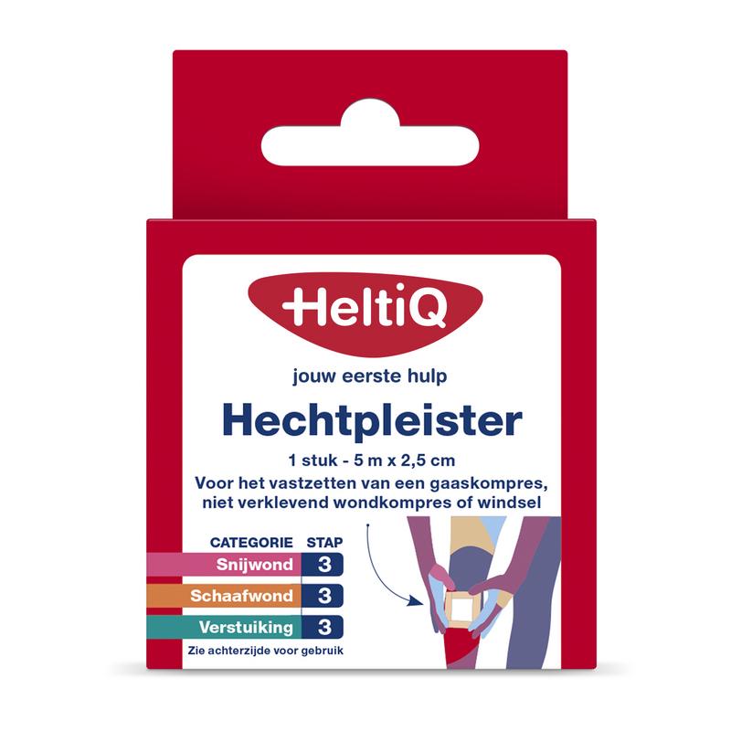 Hechtpleister 2.5 cm x 5 m