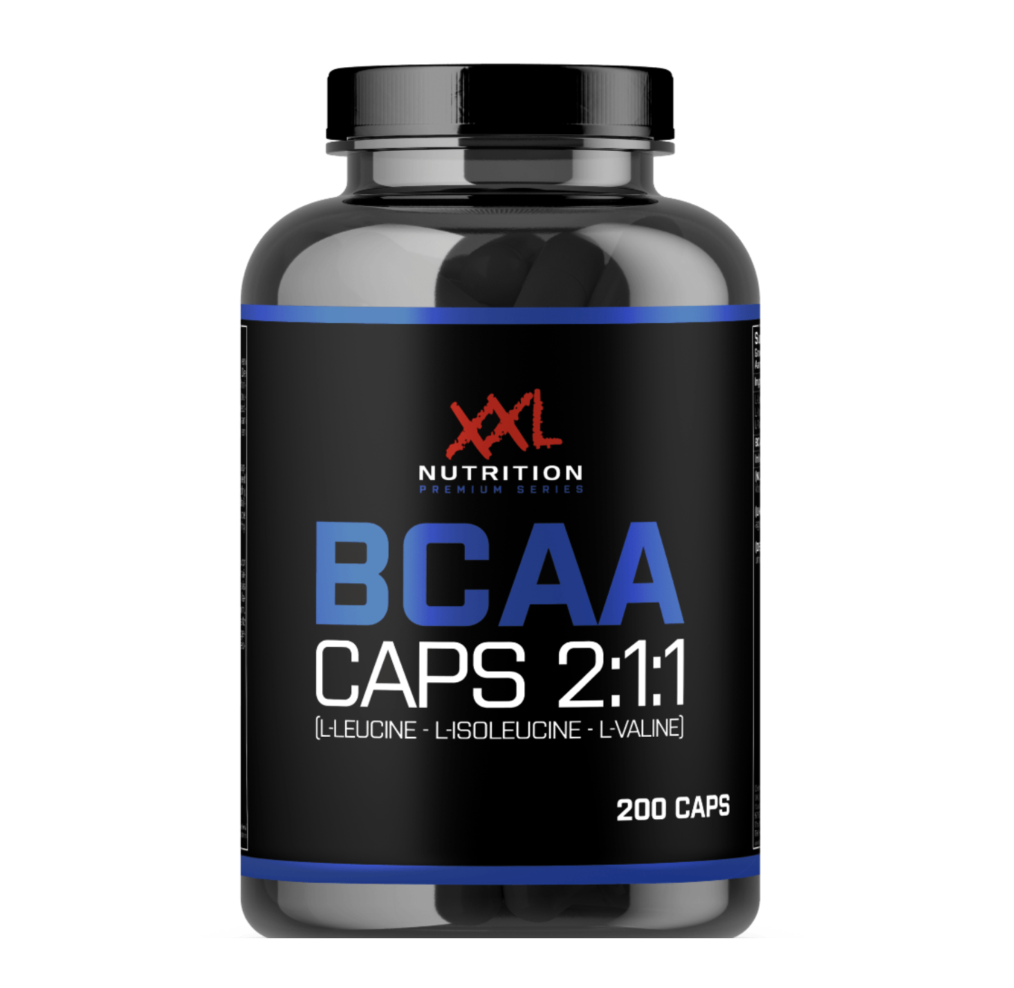 XXL Nutrition BCAA Caps 2:1:1 Leucine Isoleucine Valine 200 caps